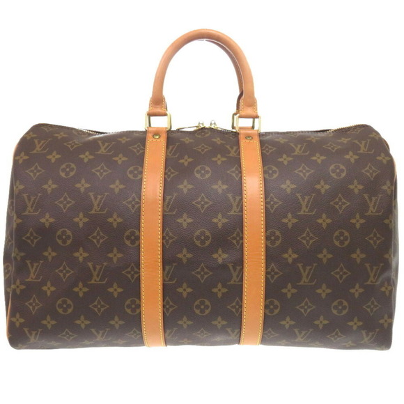 LOUIS VUITTON Brown Monogram Boston Bag - Picture 1 of 11